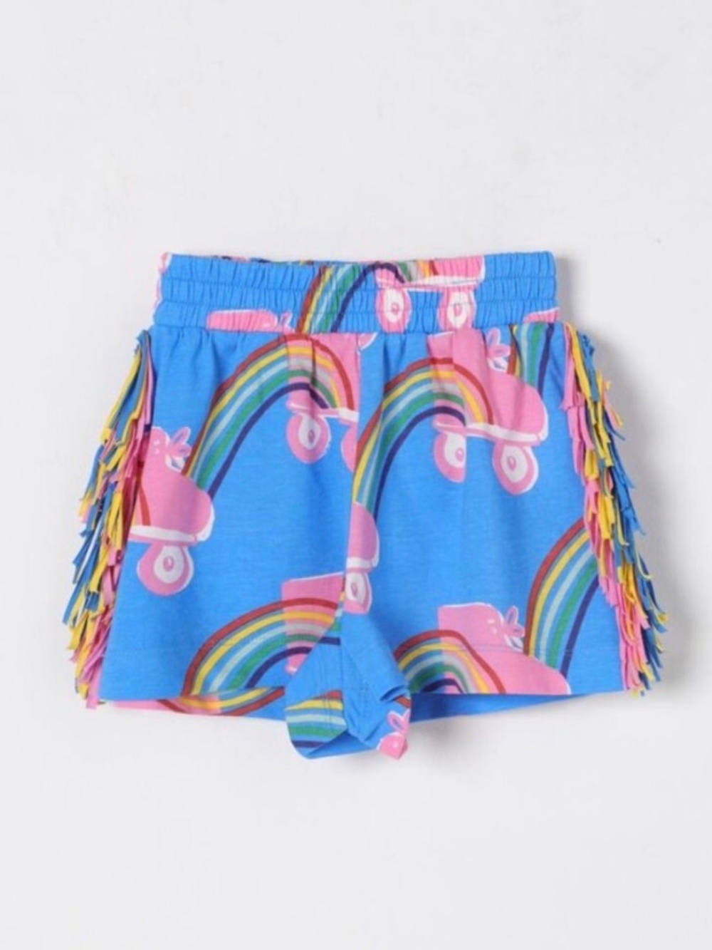 Stella McCartney Cotton Jersey Shorts Fringe 6 years